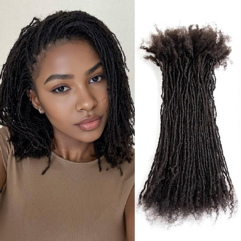 Originea Sister Locs Extensions Human Hair Curly Tips Permanent Micro Locs