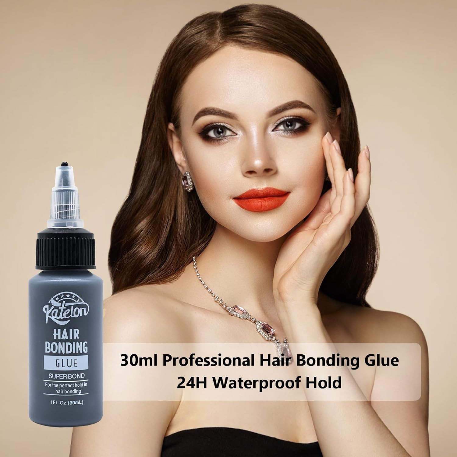 Fast Dry Hair Glue 1oz Quick Weave Bonding Adhesive Waterproof & Gentle Formula