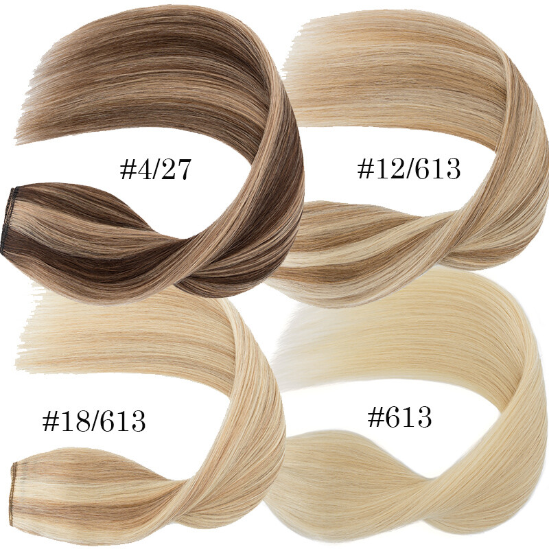 THICK Clip In One Piece 100% Remy Human Hair 3/4 Full Head U-Shape Extensions