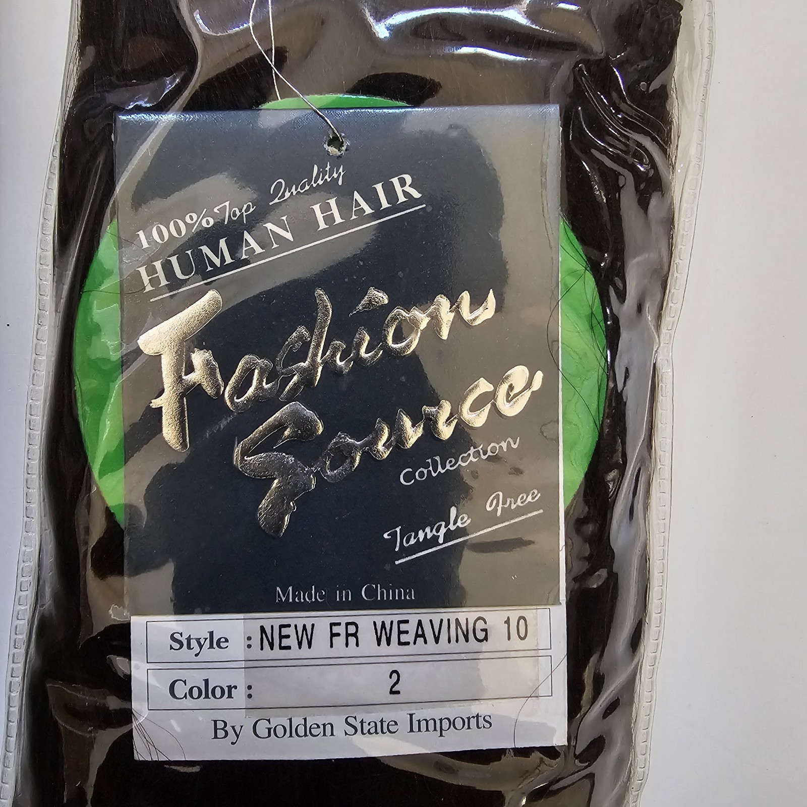 Fashion Source Sew In Weave Human Track Hair Extensions “10 (2 pack) Color 2