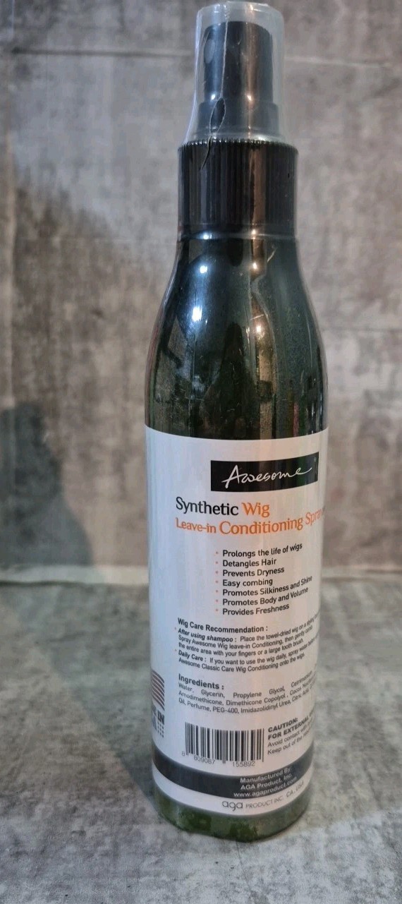 Synthetic Wig Leave-in Conditioner Spray – Detangle, Moisturize, 7 fl oz