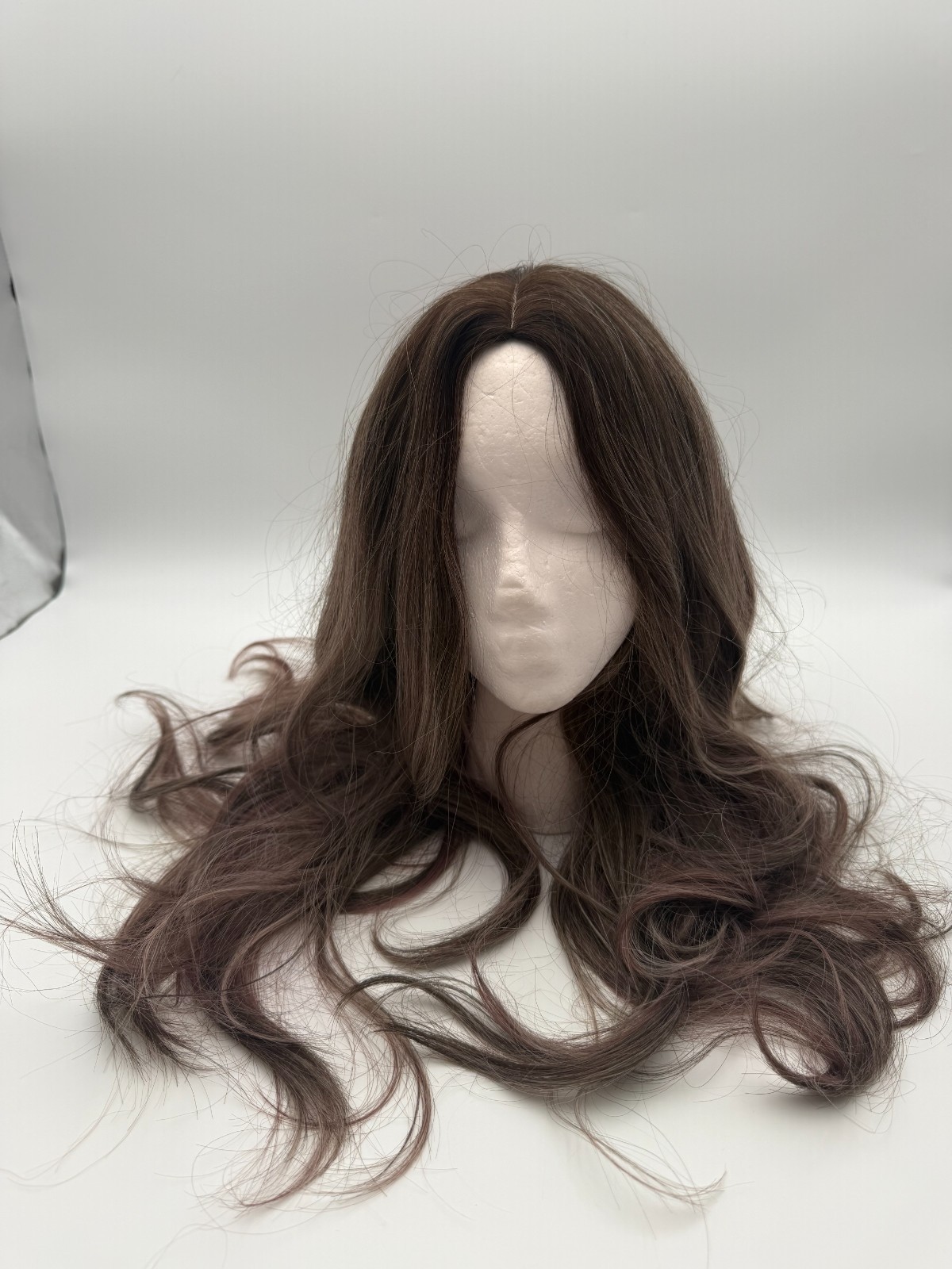 Long Wavy Brown Synthetic Wig