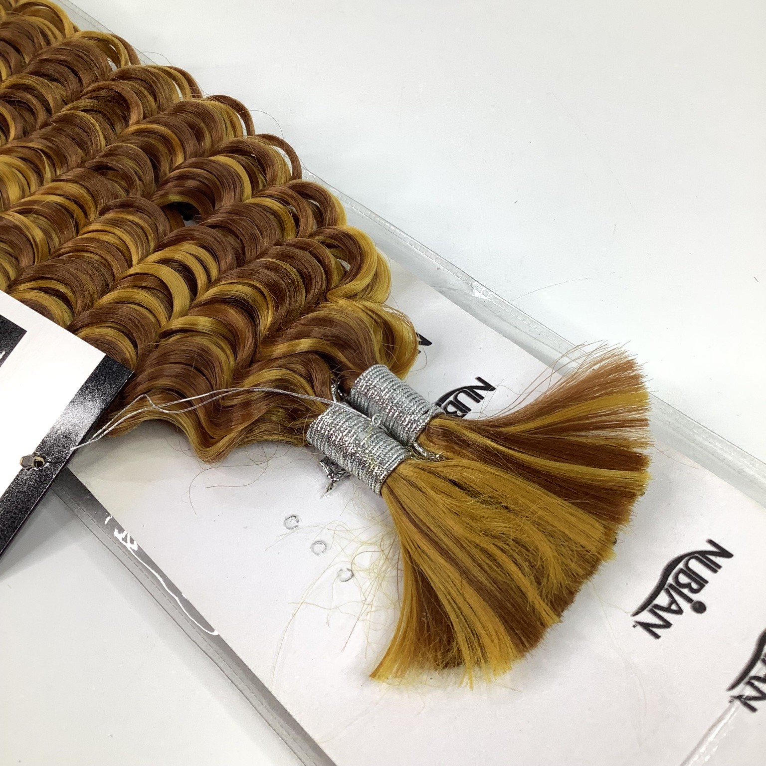 Nubian Premium Deep Bulk Human Hair Blend 18″-20″ P30/144 Braiding
