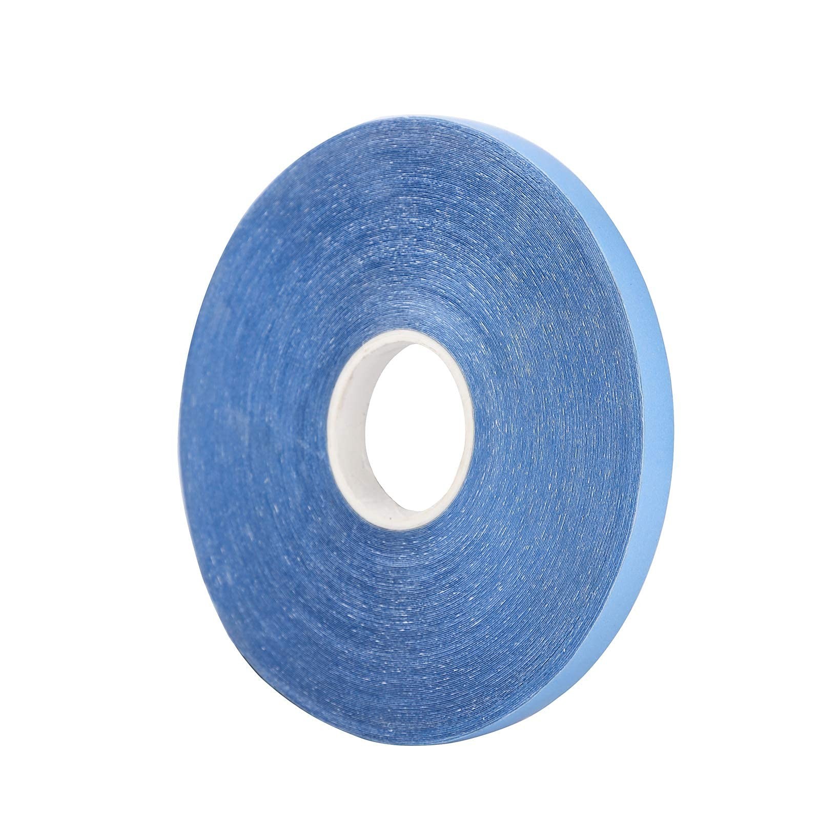 Double-Sided Hair Extension Tape Roll – Waterproof, Strong Hold, 36 Yards, Blue