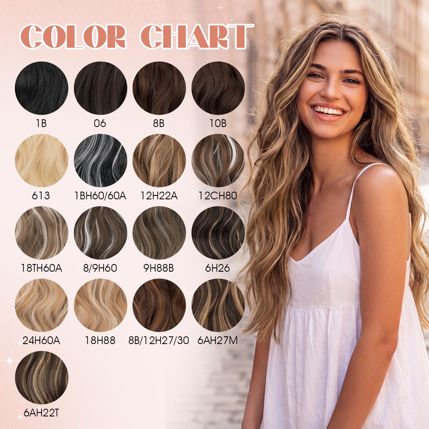 THICK Clip in Hair Extensions 4 Pcs Thick Double Lace Weft Long Wavy Soft Silky