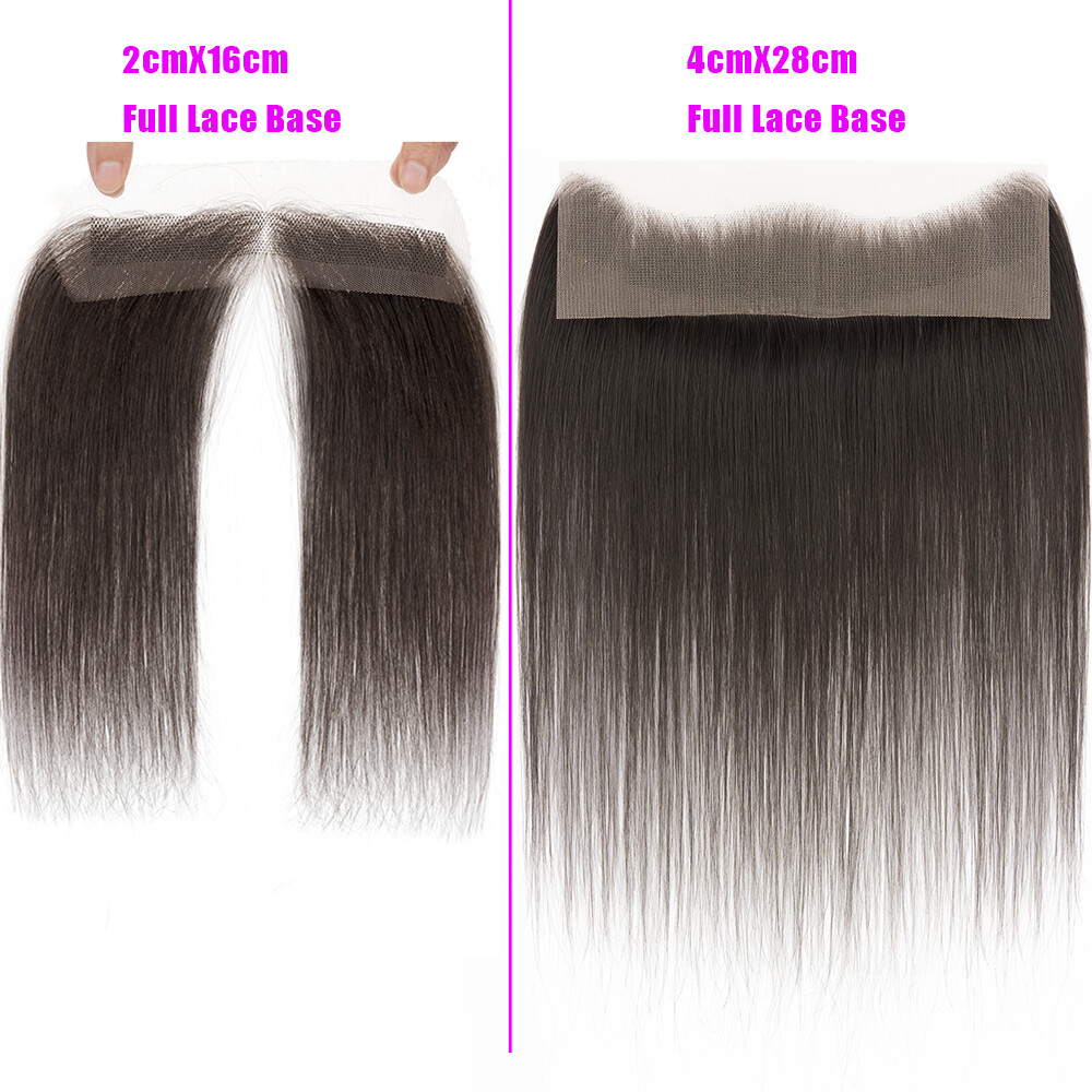 Lace Hairline Replacement Forehead Hairpieces Remy Human Hair Natural For Women