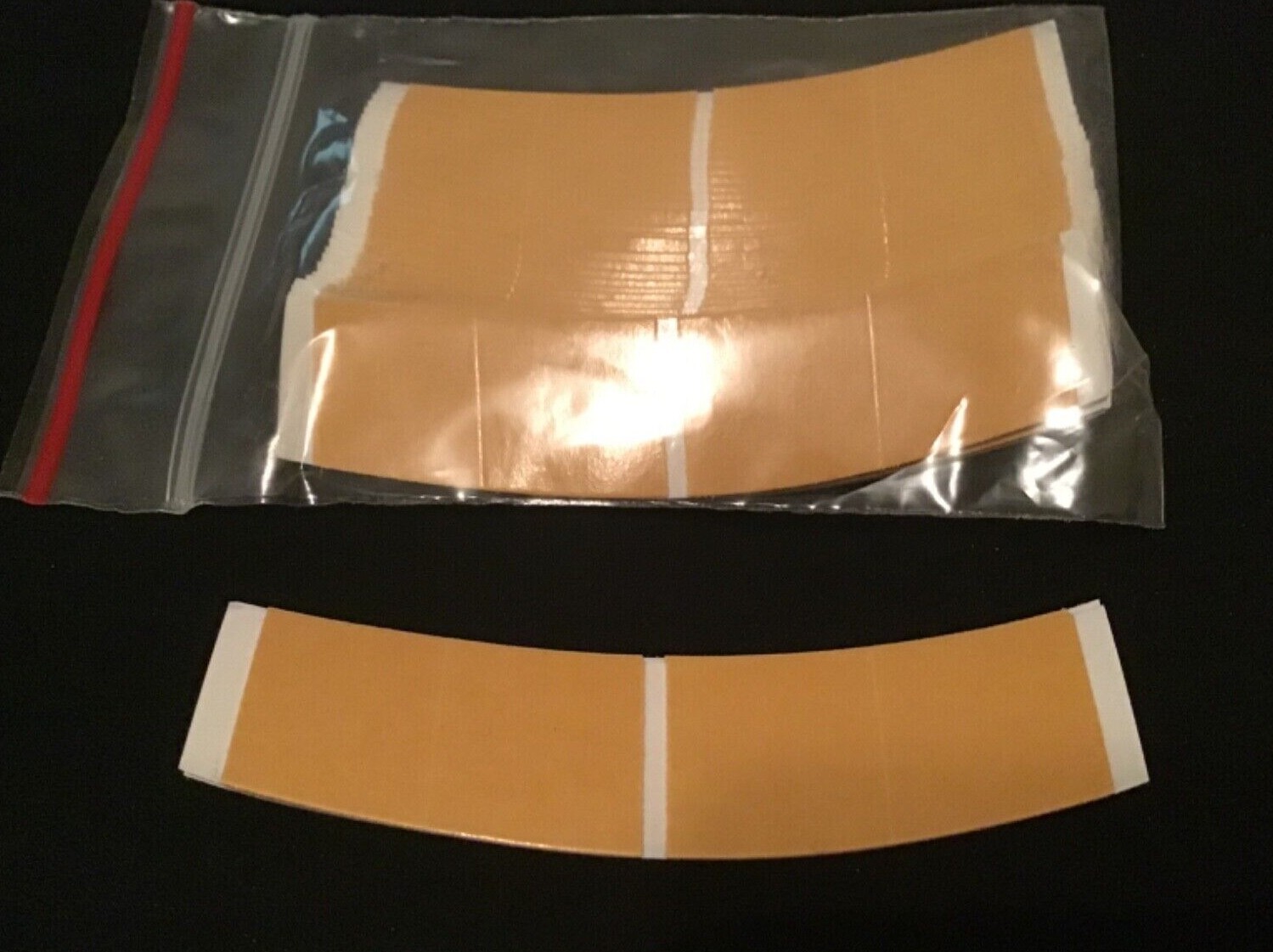 WALKER GERMAN BROWN TAPE_CONTOURS /MINIS_DOUBLE SIDE 36STRIPS _WIG,TOUPEE_PICK 1