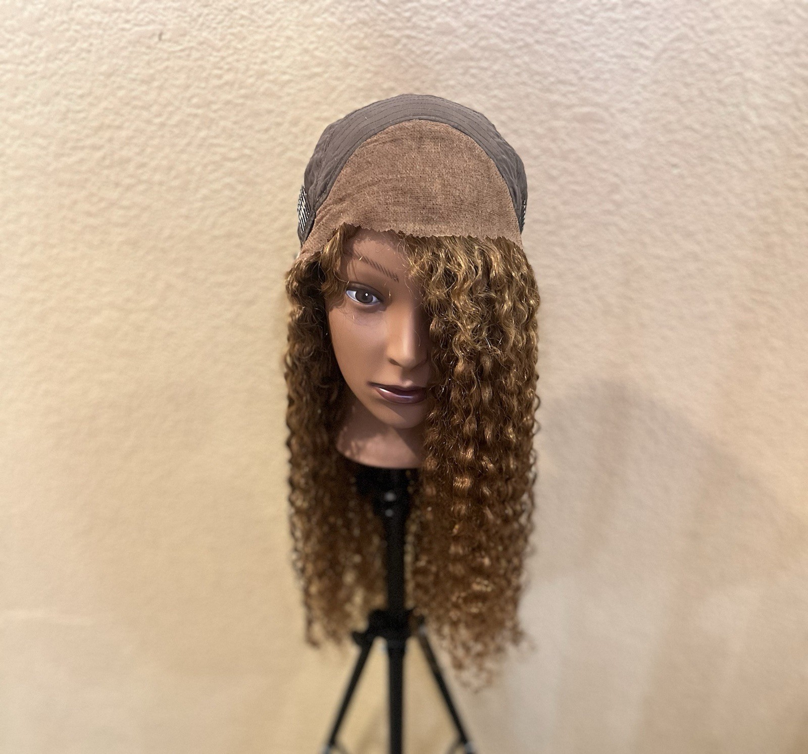 24” Human Hair 13×4 Lace Front Wig | 180% Density Jerry Curly | Dark Brown