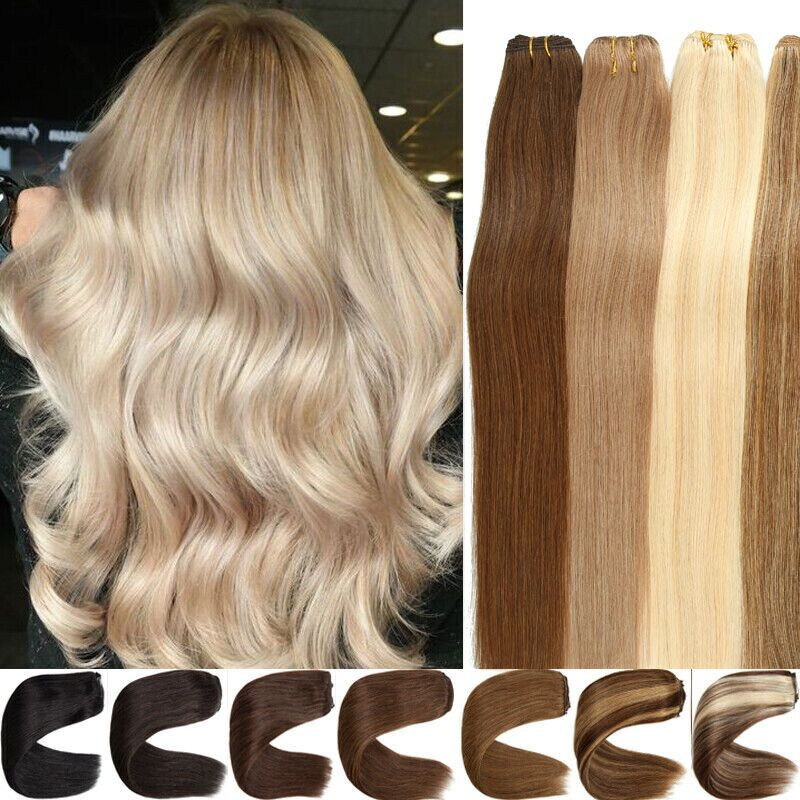 Sew in Weft Hair Extensions Double Weft Hair Extensions Real Human Hair Premium