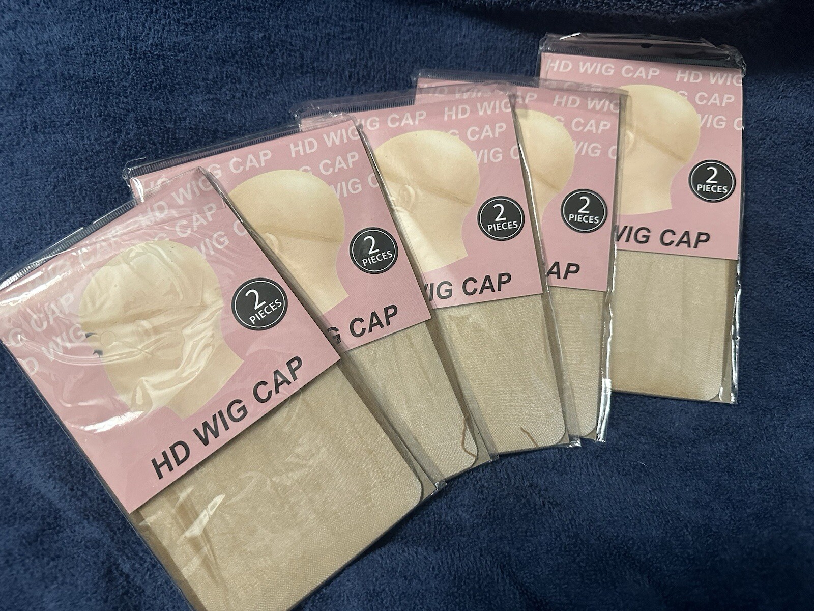Natural HD Wig Cap Lace Front Bald Washable Reusable Hair x 10 pieces Pantyhose