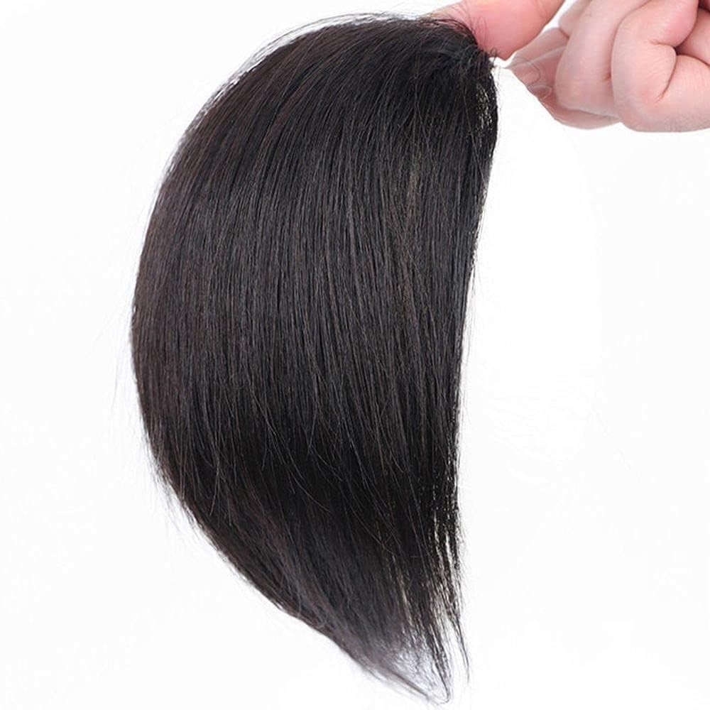 Seamless Black Hair Toppers – Versatile Clip-In Fringes & Accessories Included