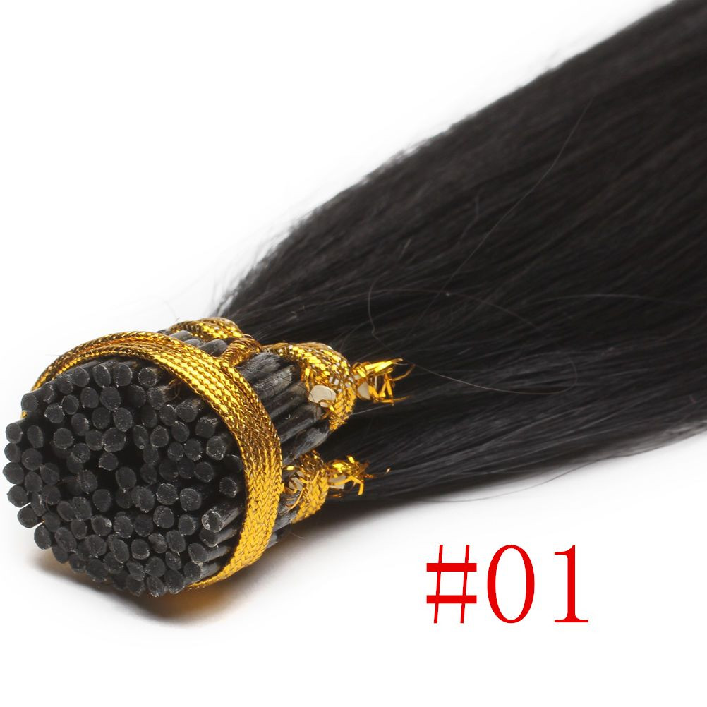 Keratin Fusion I/Stick Tip Remy Human Hair Extensions 16″18″20″22″24″26″28″ 50g