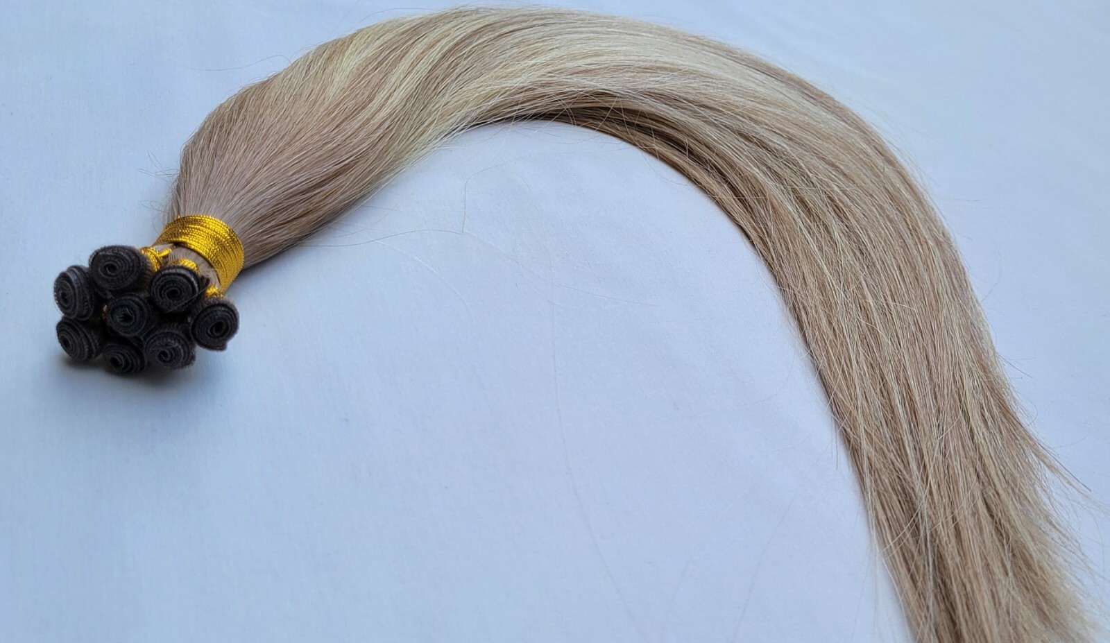 18″, 20″, 22″ Hand-Tied Weft, 100 grams, Human Remy Hair Extensions #B17/1001
