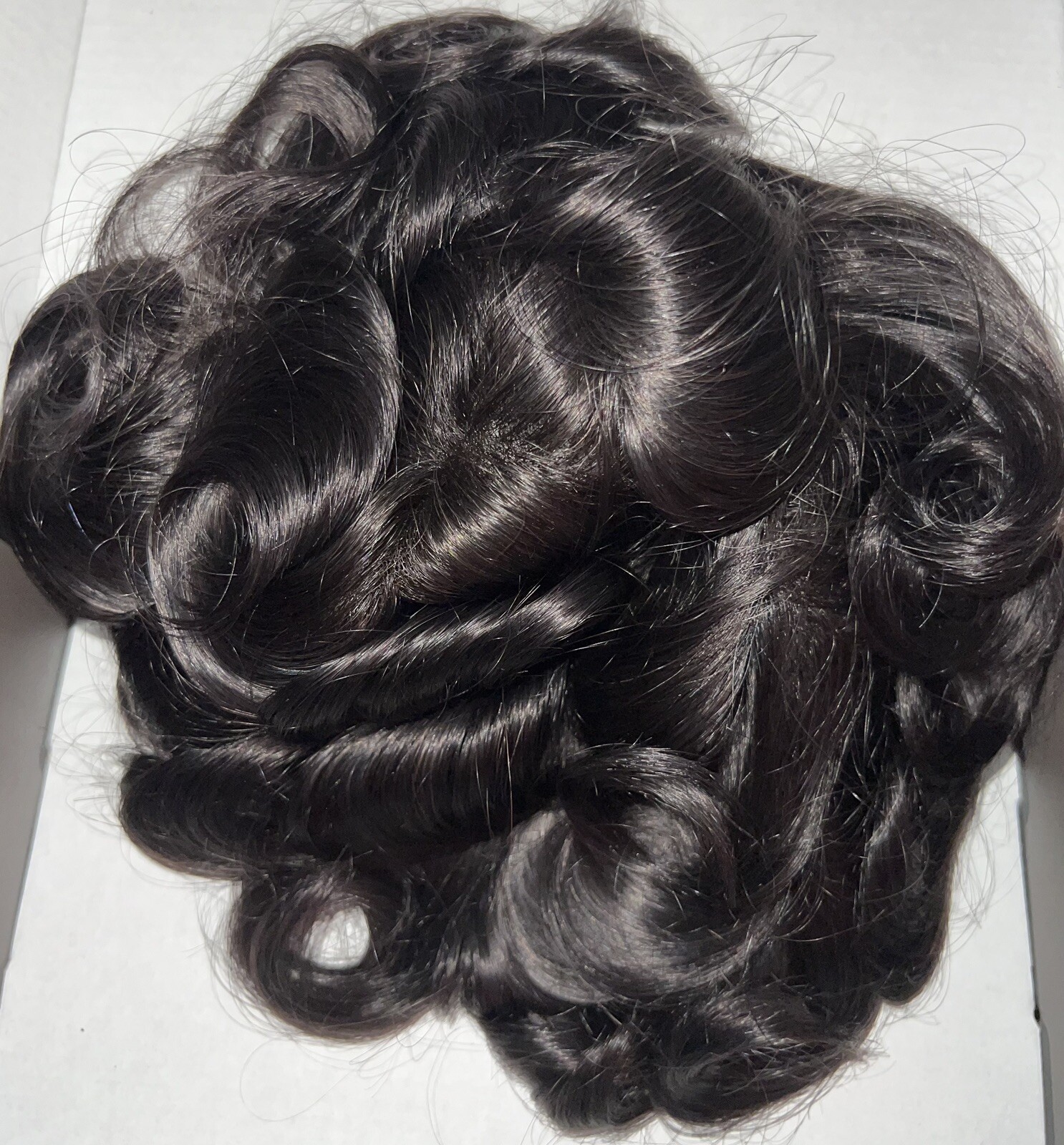 6in Durable Swiss Lace Hair System 110% Density, 8x10in Base Size Natural Black