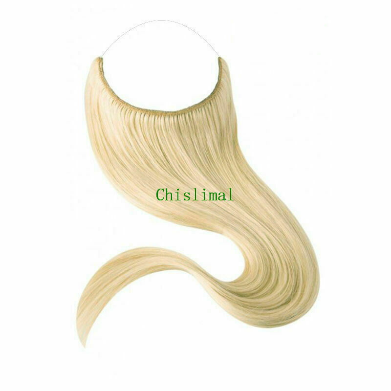 16-30 inches good Straight Remy Human Hair Hidden Invisible Wire Hair Extensions