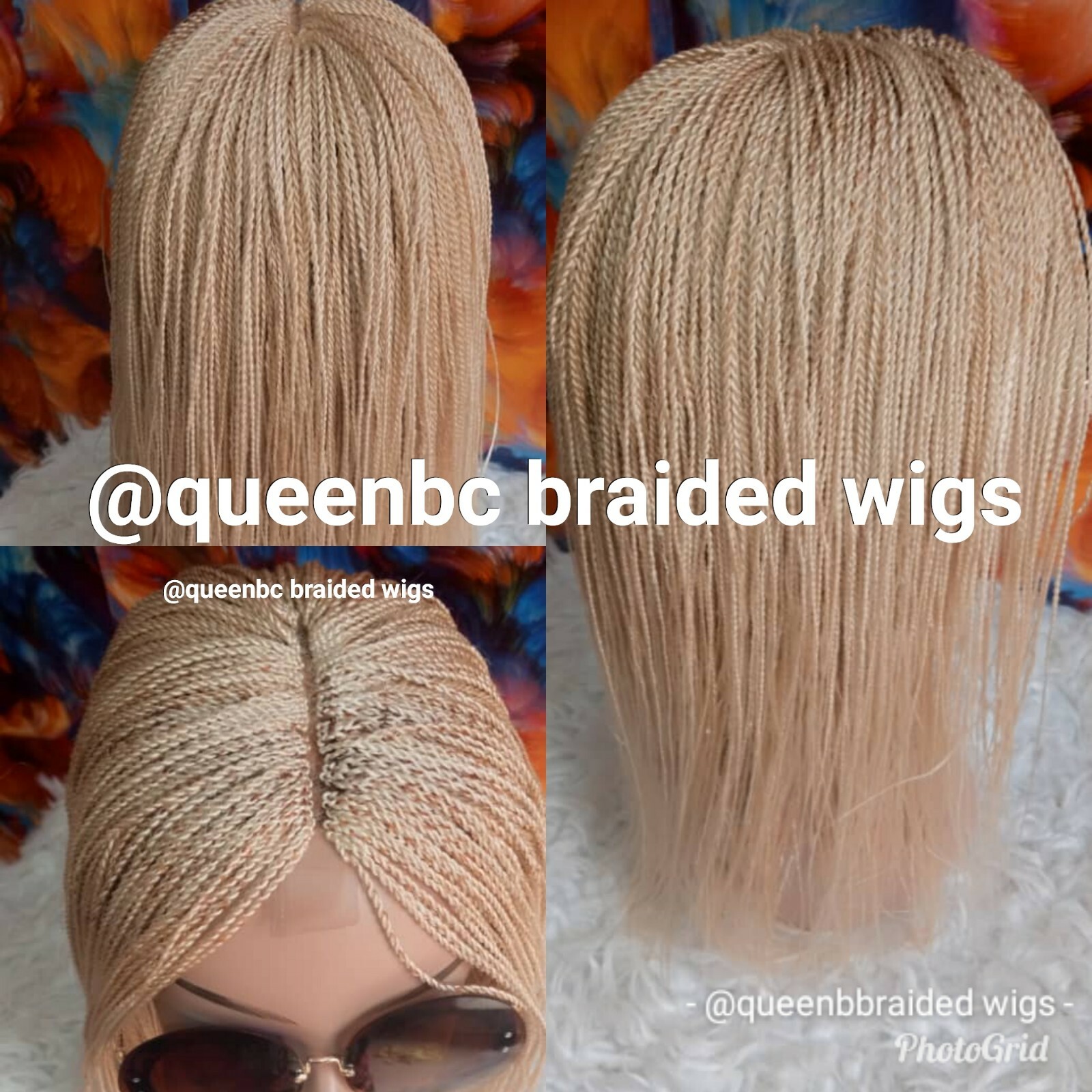 Handmade Custom Lemonade Braids Cornrows,PRE-ORDER ONLY.2-3WEEKS. Location USA