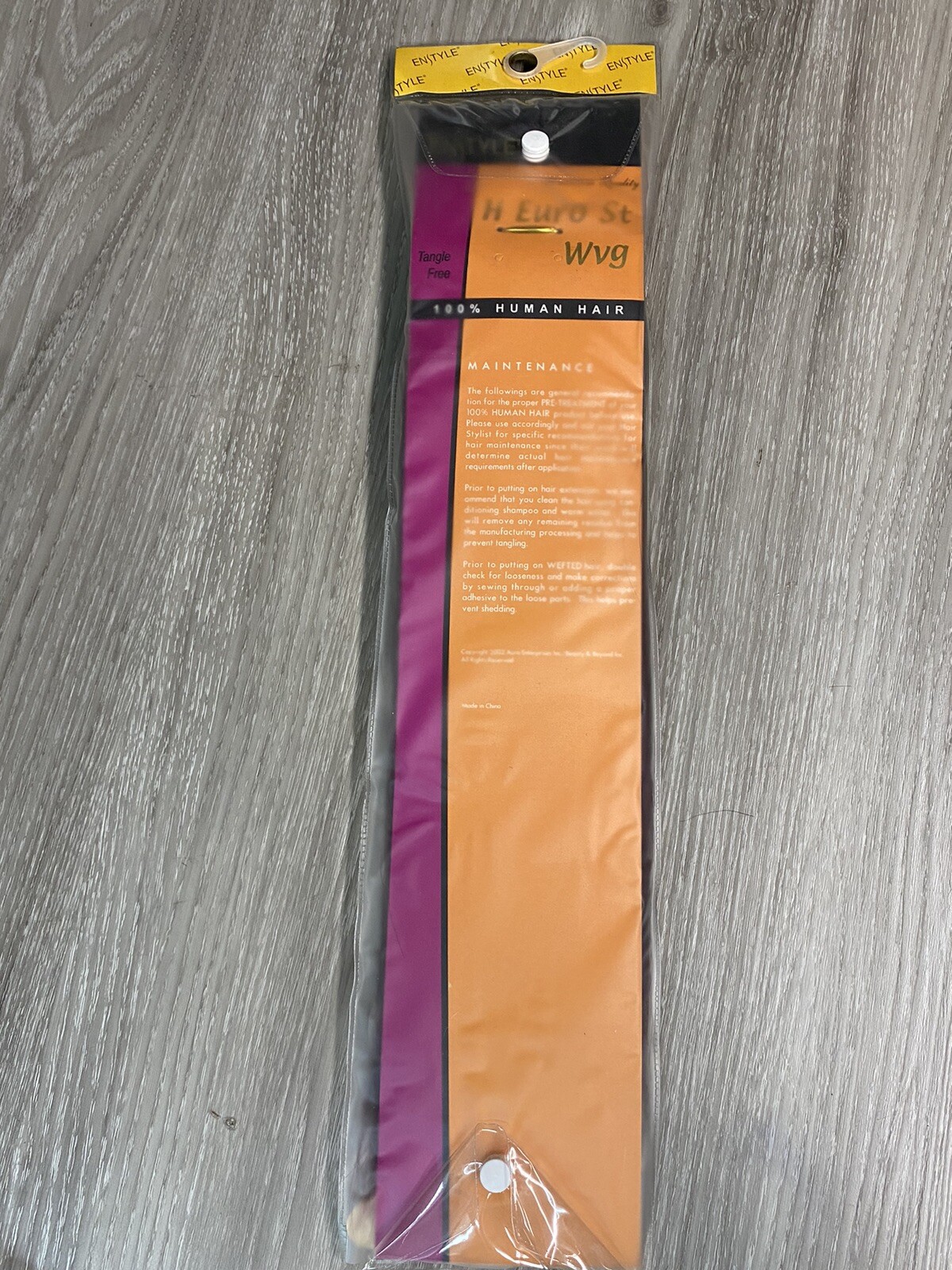 Enstyle H Euro St Weave 100% Human Hair Color S1B BG 15” New