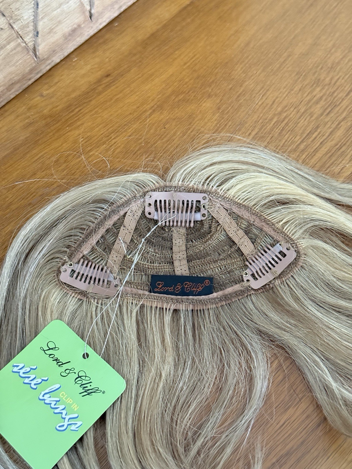 NEW Lord & Cliff 100% Human Hair Clip In SeSe Bangs Hair Couture Feather Bangs
