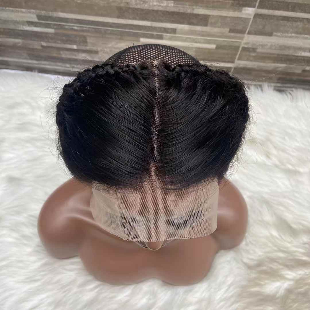 13×4 Lace Frontal with Braids Remy Human Hair for Women Girls