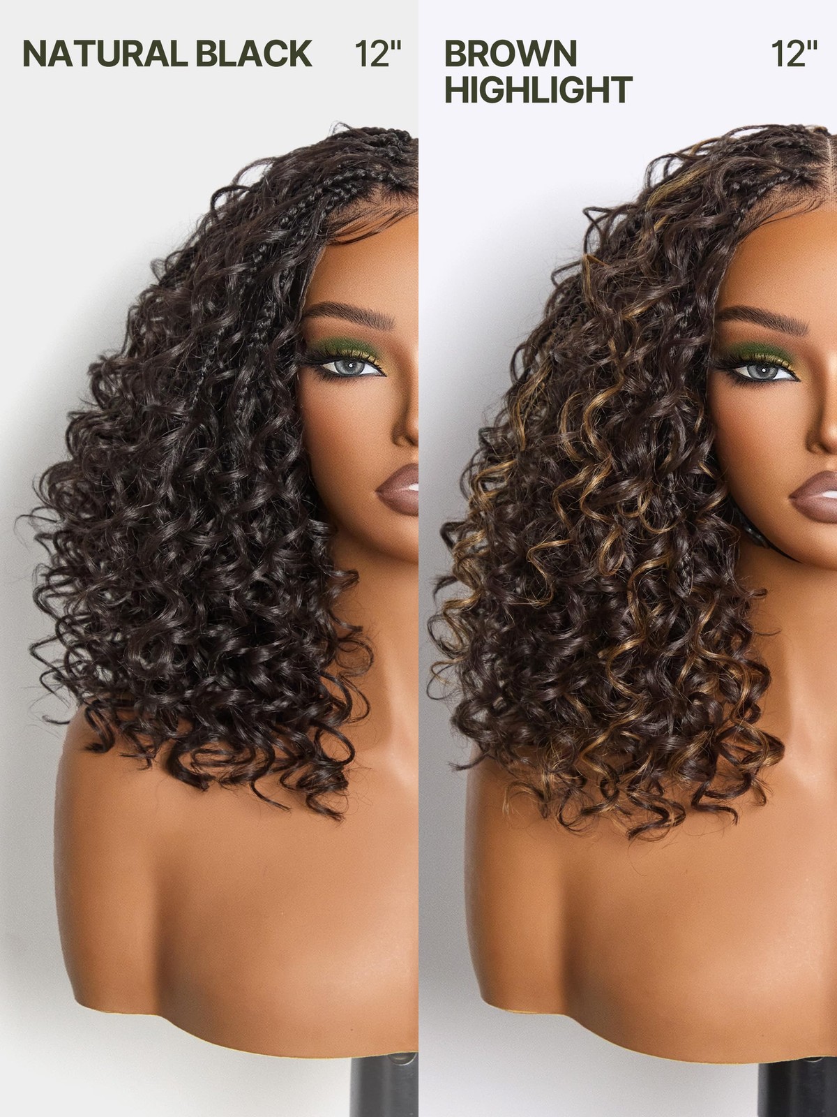 Frodio Cruly Boho Braided Wig Water Wave Veralux 13X6 Hd Lace Frontal Wig