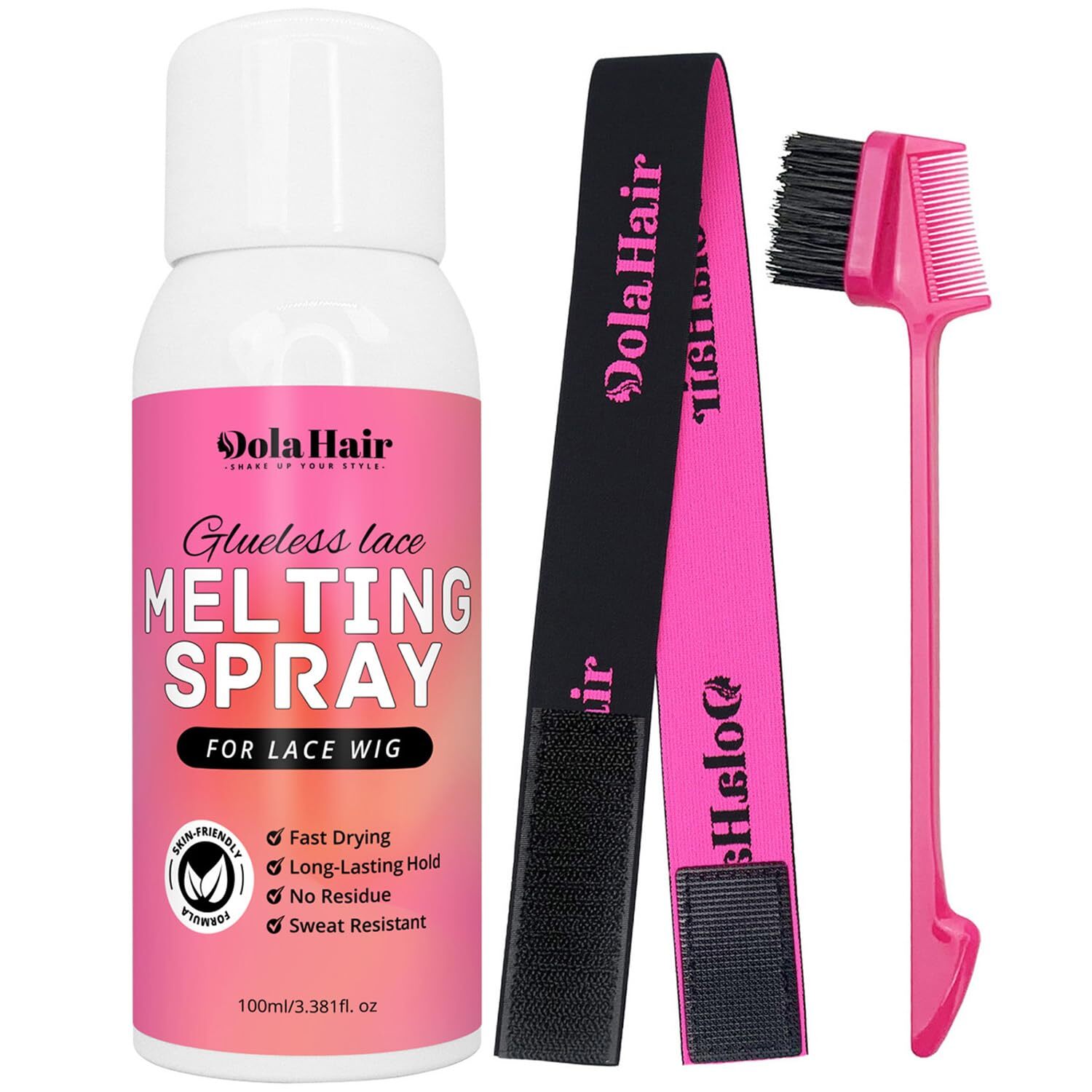 Lace Melting Spray for Glueless Wigs 8oz Wig Bond Adhesive Spray