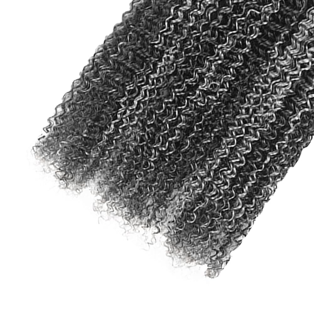 Fridnae Ombre Bundle P1Bgray Curly Wave Human Hair Bundles Salt And Pepper