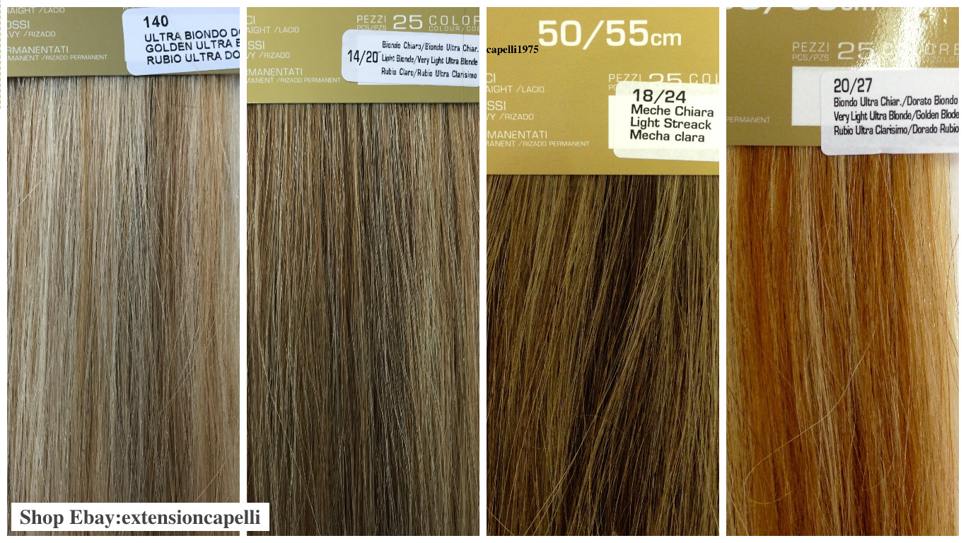 EXTENSION SOHAIR by ORIGINAL SOCAP 25CIOCCHE IN CHERATINA 100% NATURALI 50 CM.