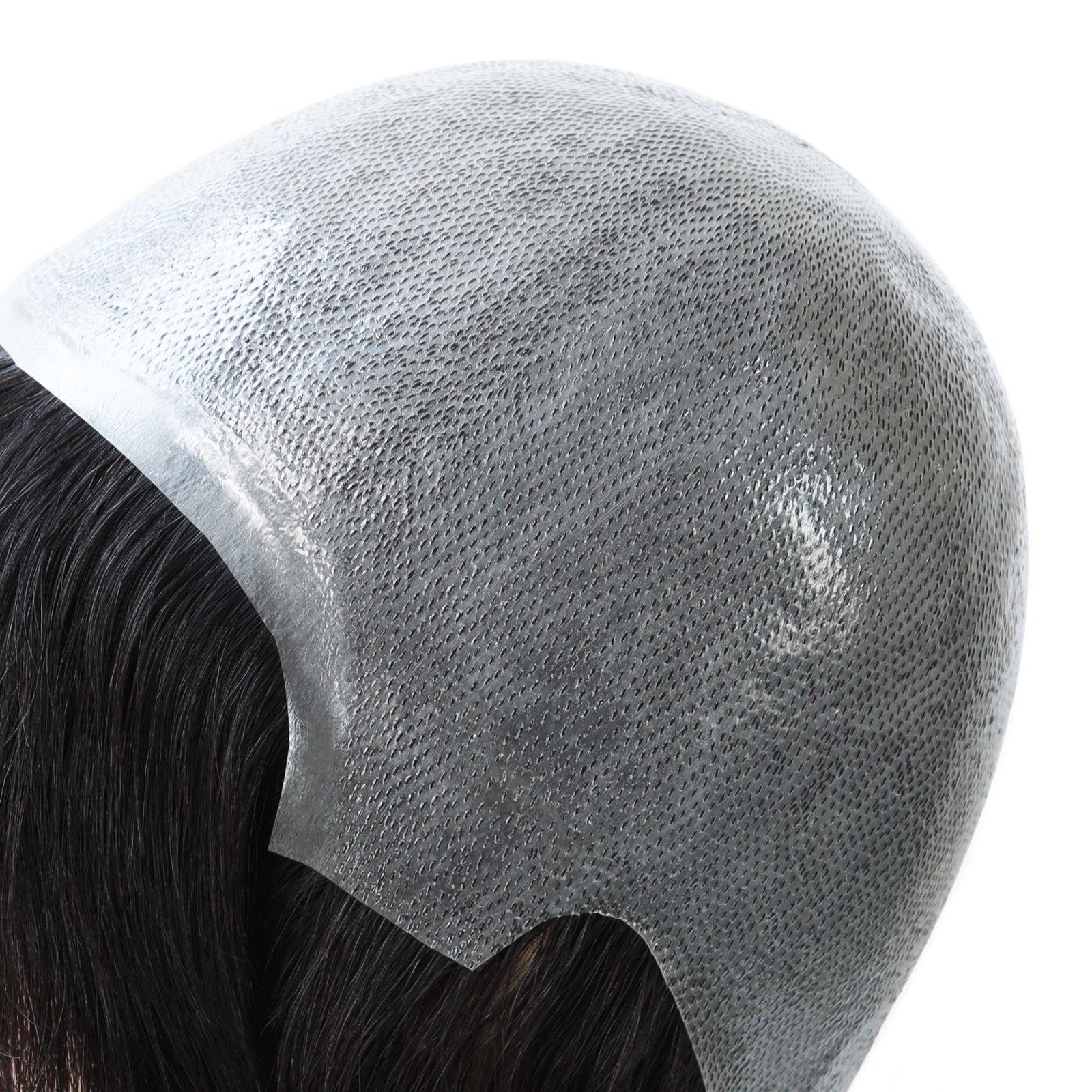Women Chinese Culticle Remy Hair Full Thin Skin Wigs Human Hair Medium Size 14”