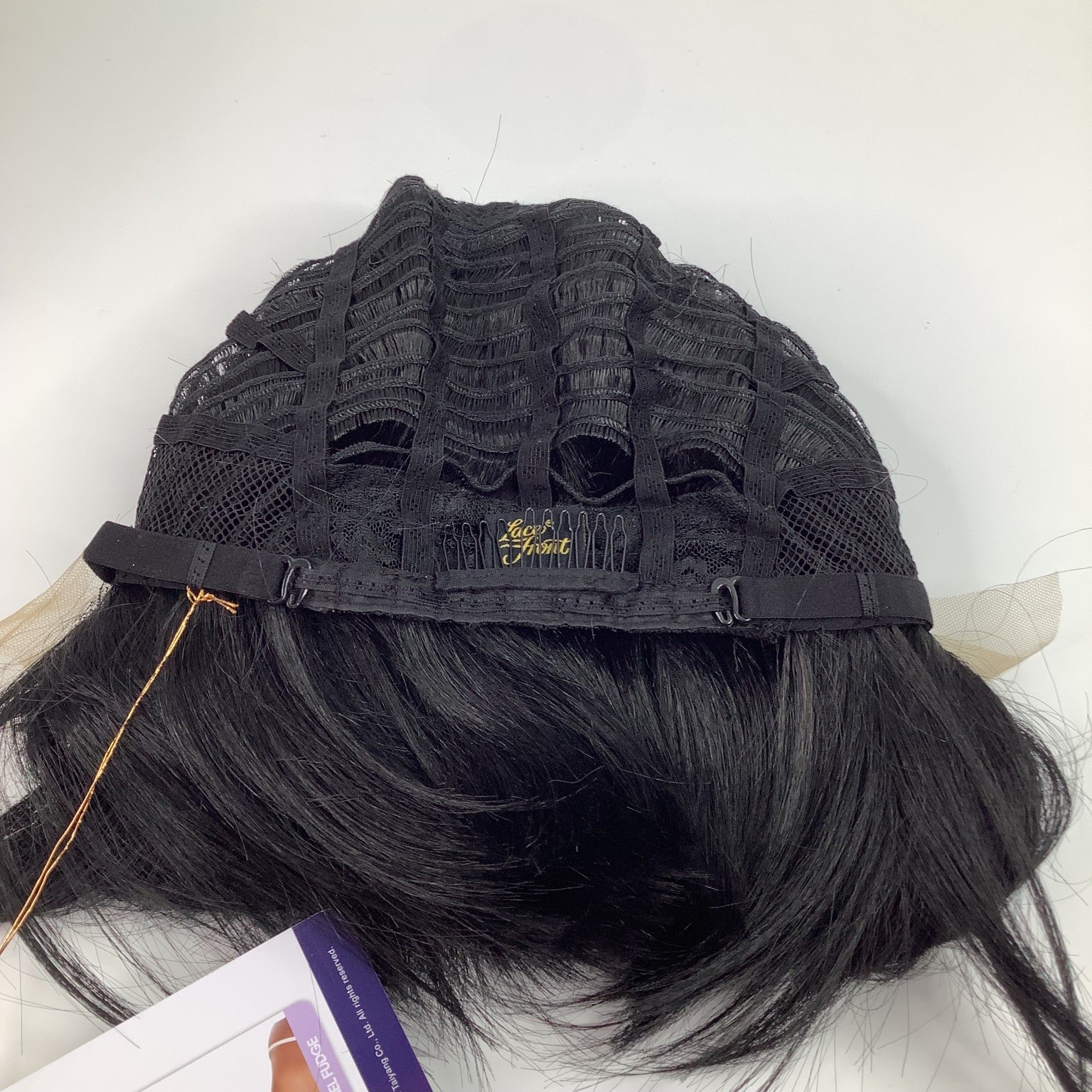 Outre Lace Front Wig Mandi 10″ Color 1 Heat Resistant Fiber HD Lace