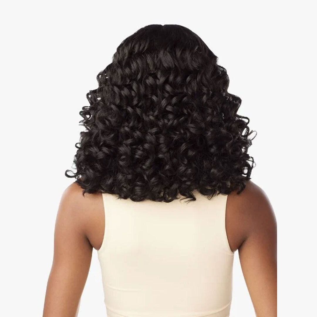 Sensationnel Curls Kinks&co Textured Lace Wig – Y-park Kinky Spiral Curl 14″