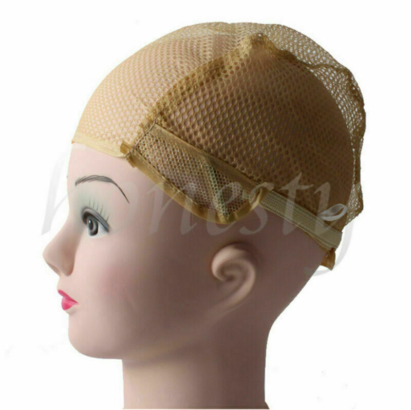 3PCS Wig Cap for Making Wigs with Adjustable Straps Breathable Mesh Weaving