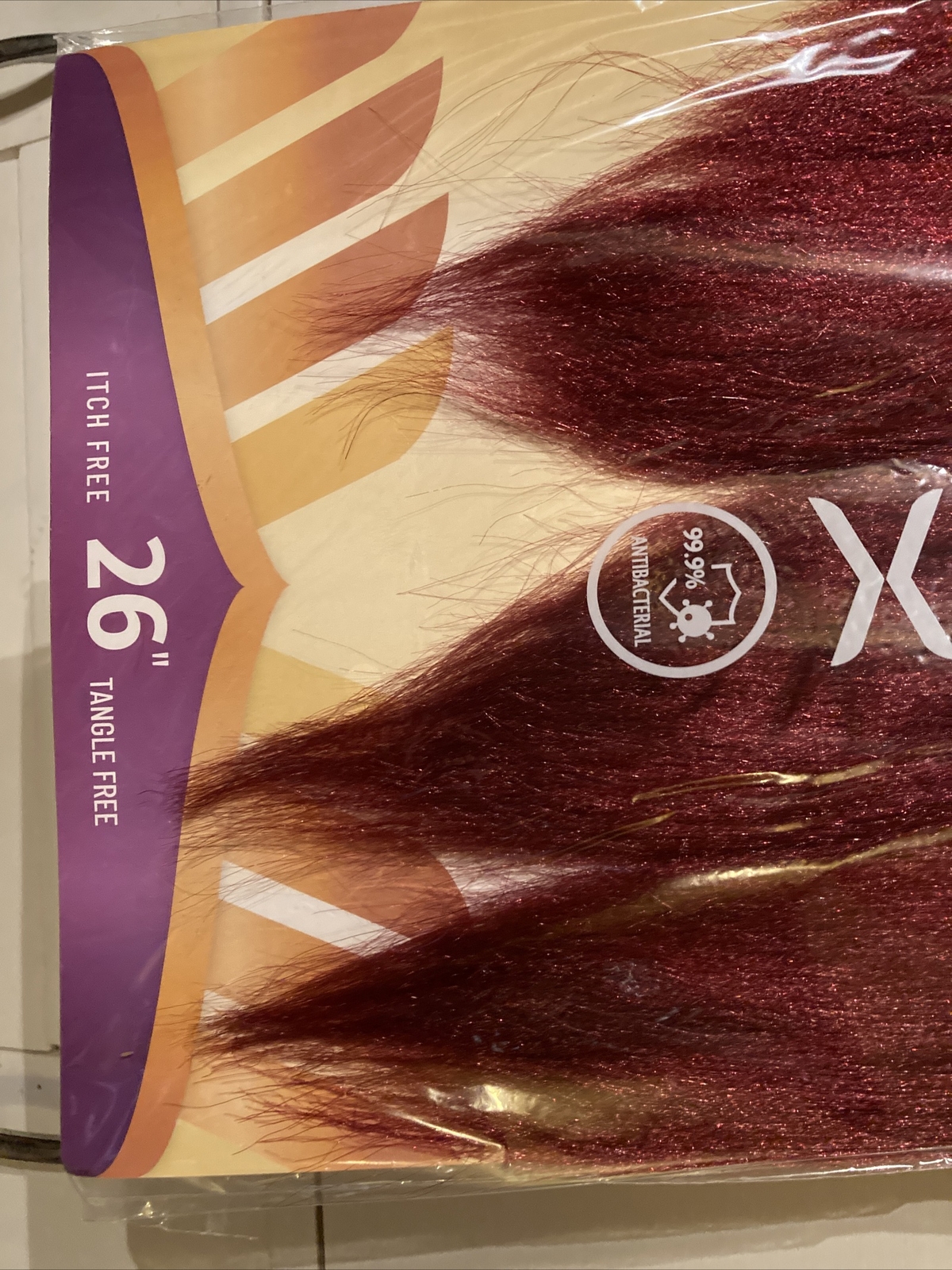 La Flare SANITEX pre-Stretched 6X Braids TMBG-beautiful Ombré Black To Burgandy