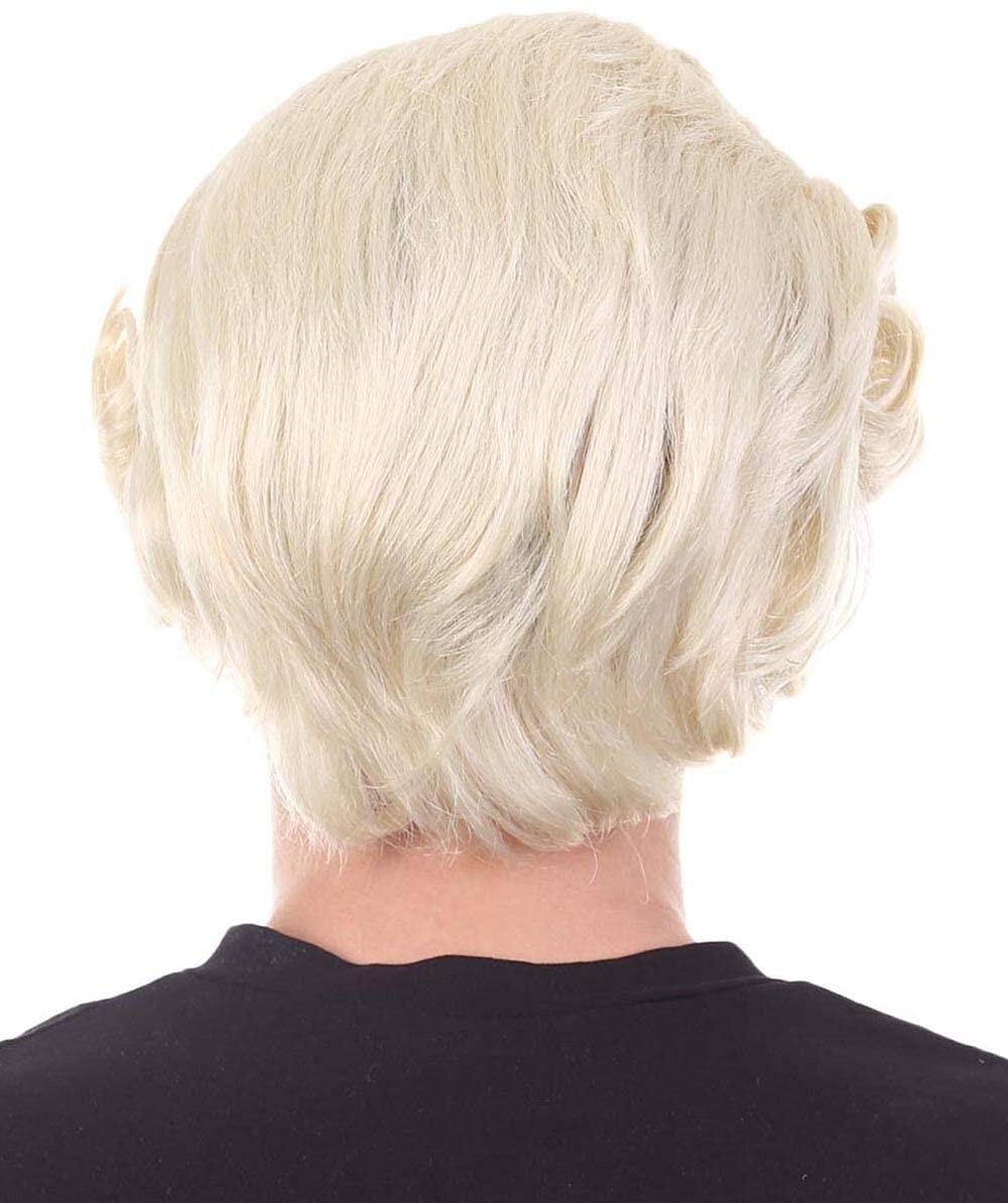 HPO Adult Unisex Colonial Style Historical Wig, Blonde Color, HM-645A