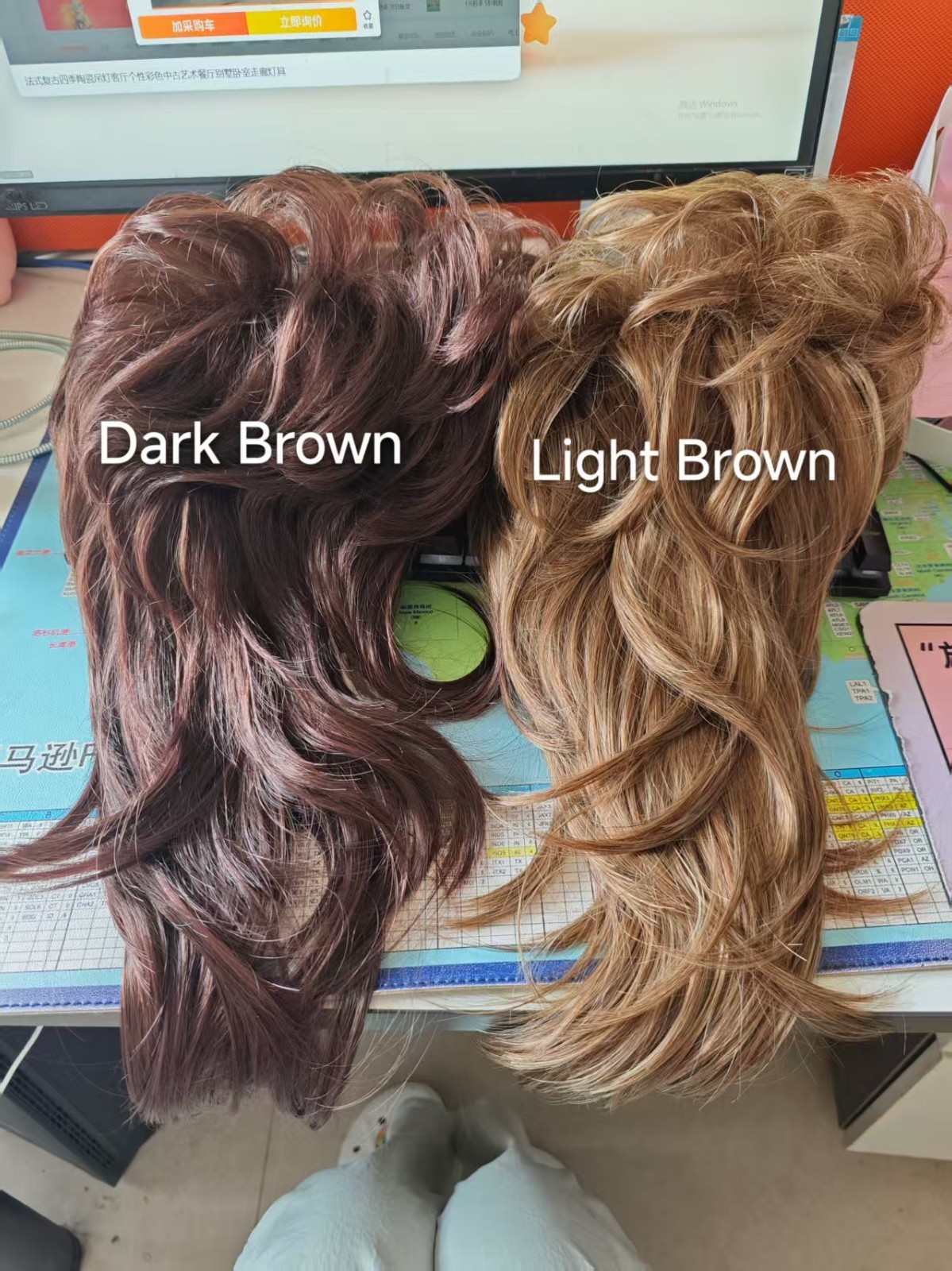 Mullet Wigs for Women Men 80s Rocker Wig Costumes Fancy Party Cosplay Halloween