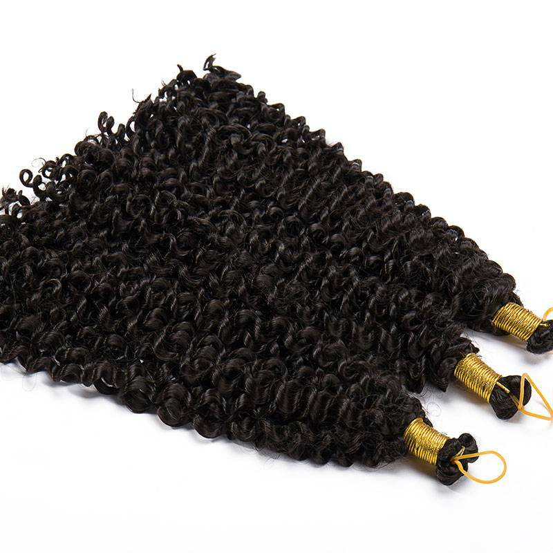 Real Thick Wave Twist Ombre Braid Water Curly Braiding Hair Extension Crochet US