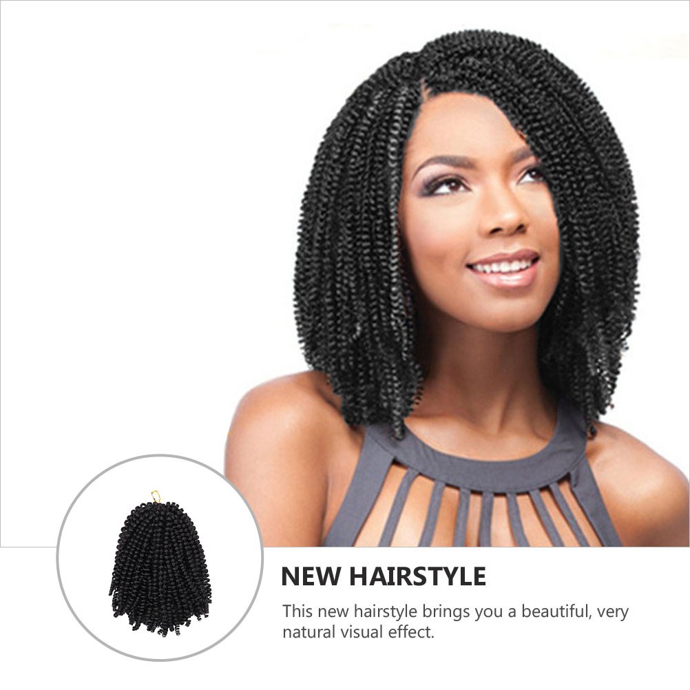 1Pcs Reusable Black Braid Wig Fashion Women Hairpiece Daily Wear