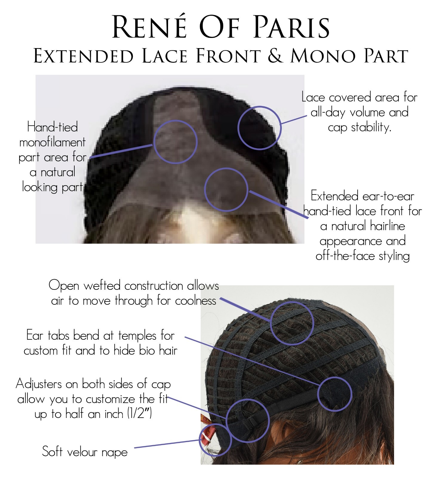 NYX Wig by RENE OF PARIS, *ANY COLOR!* Heat-Friendly! Lace Front + Mono Part NEW