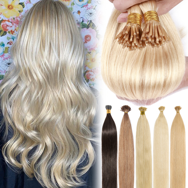 Russian ITip Real Remy Human Hair Extensions 0.5g/s 1g/s Pre Bonded Thick 150S