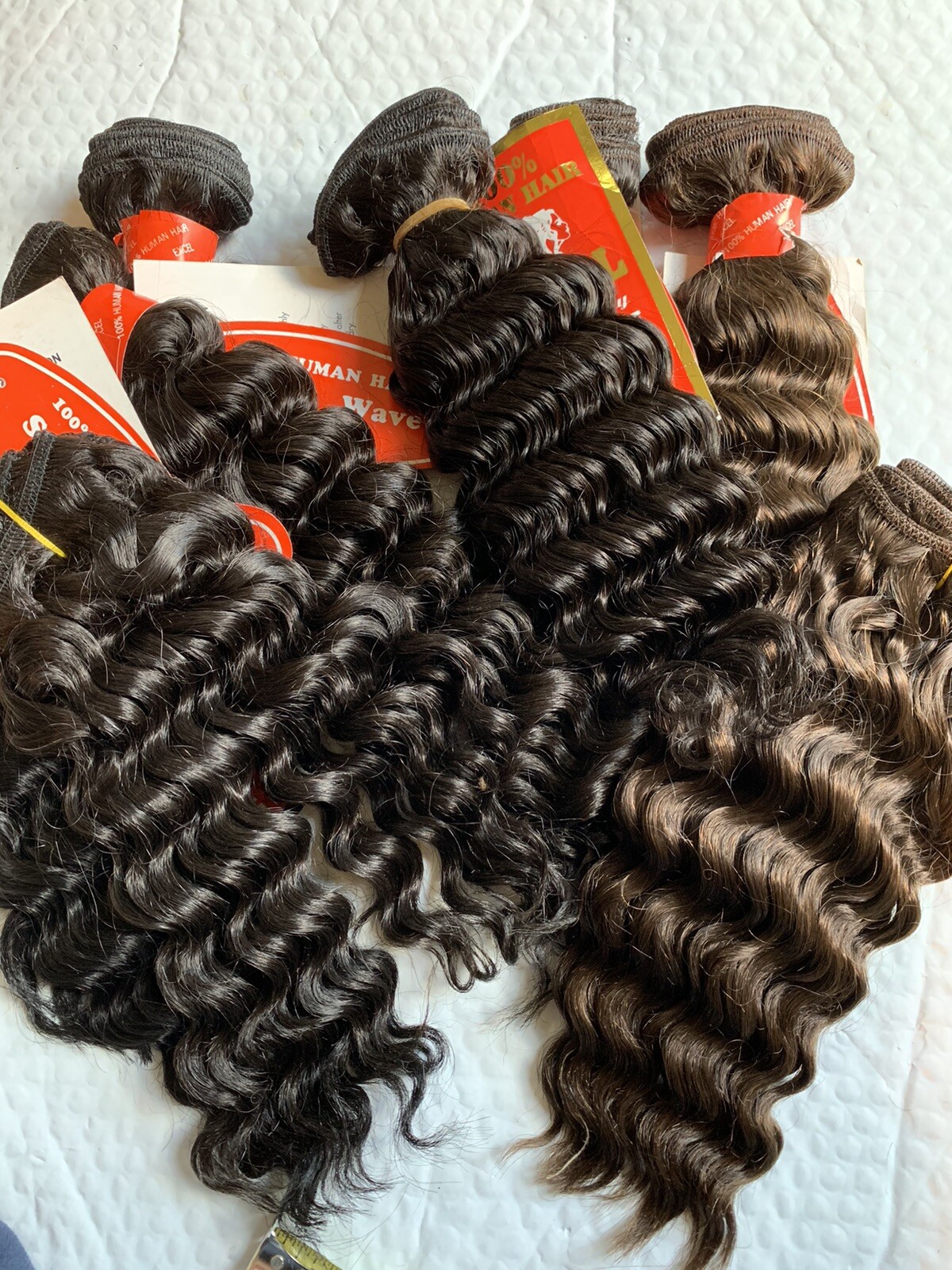 100% Human Hair for Weaving by Excel, Deep Wave Style, Feels soft and Lovely!