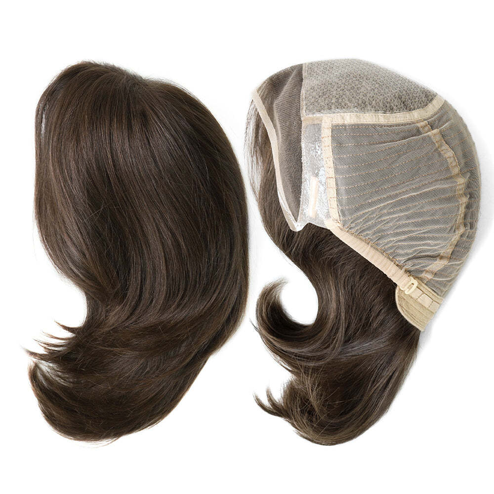 European Virgin Hair Wig Injection Lace Jewish Wig for Women