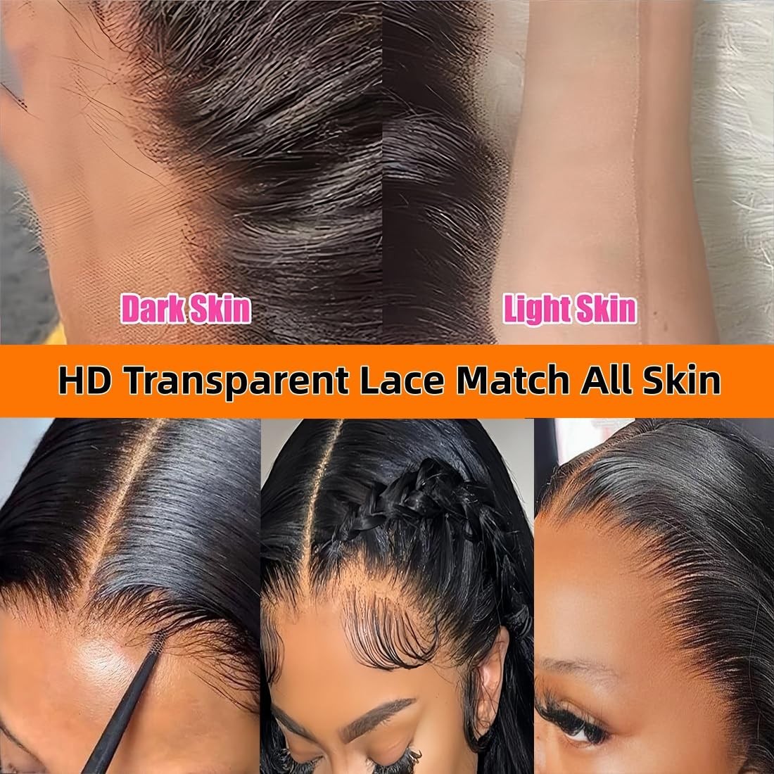 26″ 200% Density 360 Lace Front Wig – Pre-Plucked, Glueless, HD Transparent, Dra