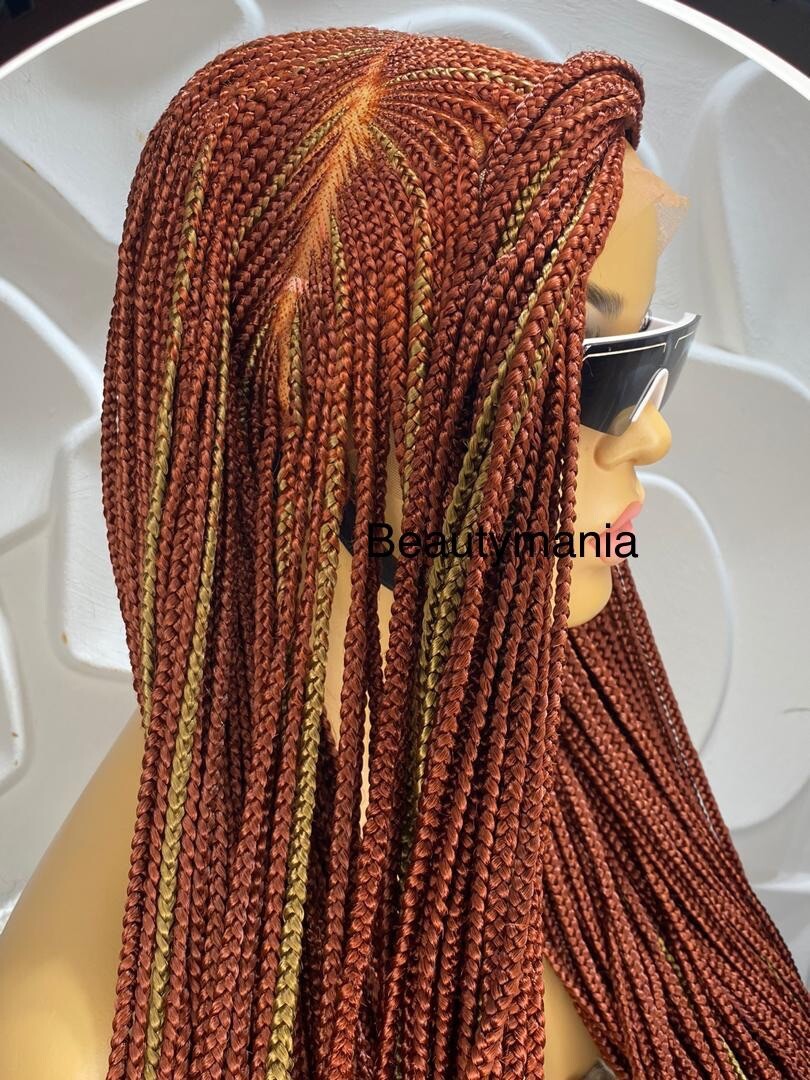 braided wig: Full Lace handmade Braid wig.  PREORDER 3-4 Weeks