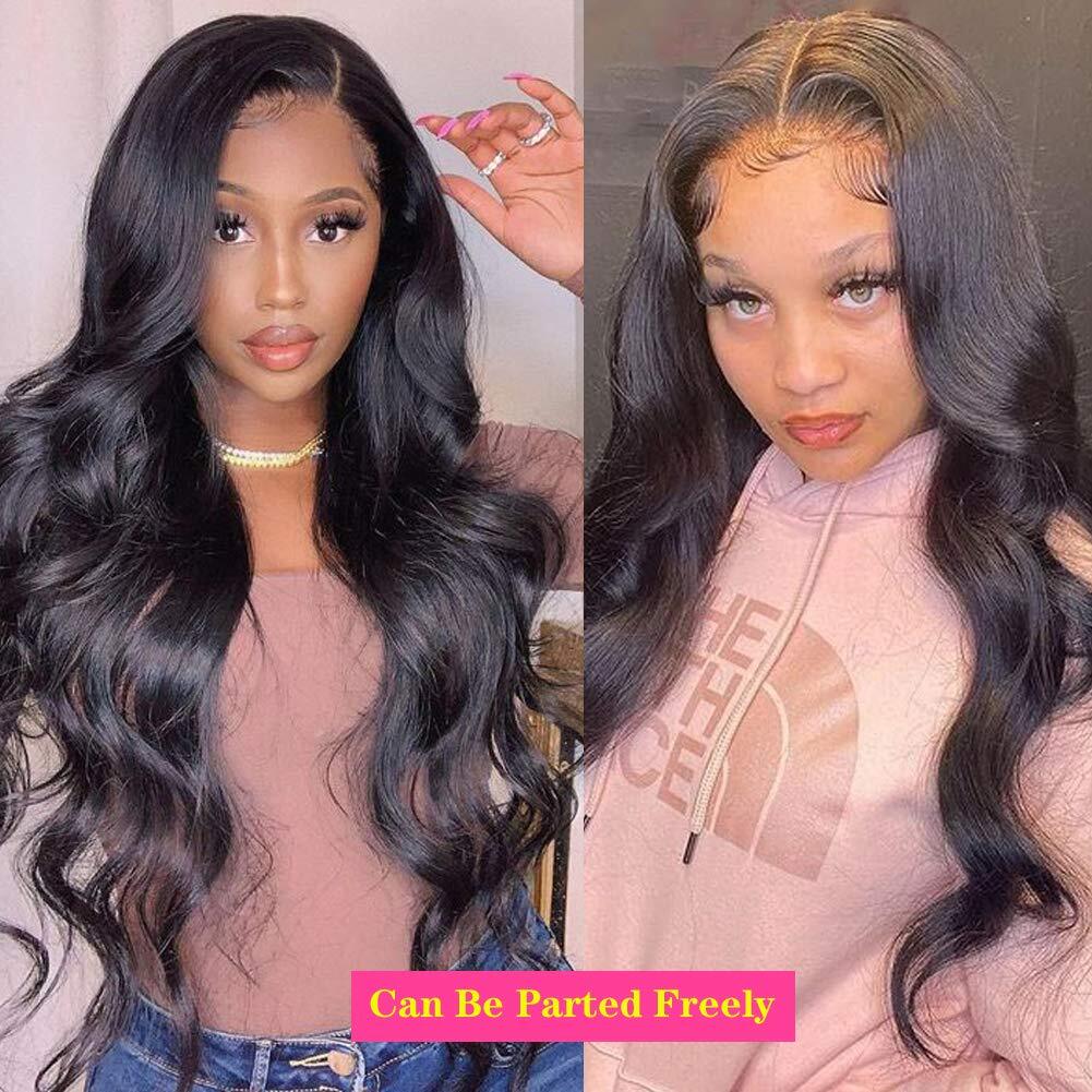 UNice Cambodian Glueless Wear and Go Wig Body Wave Lace Front Human Hair Wig 12A