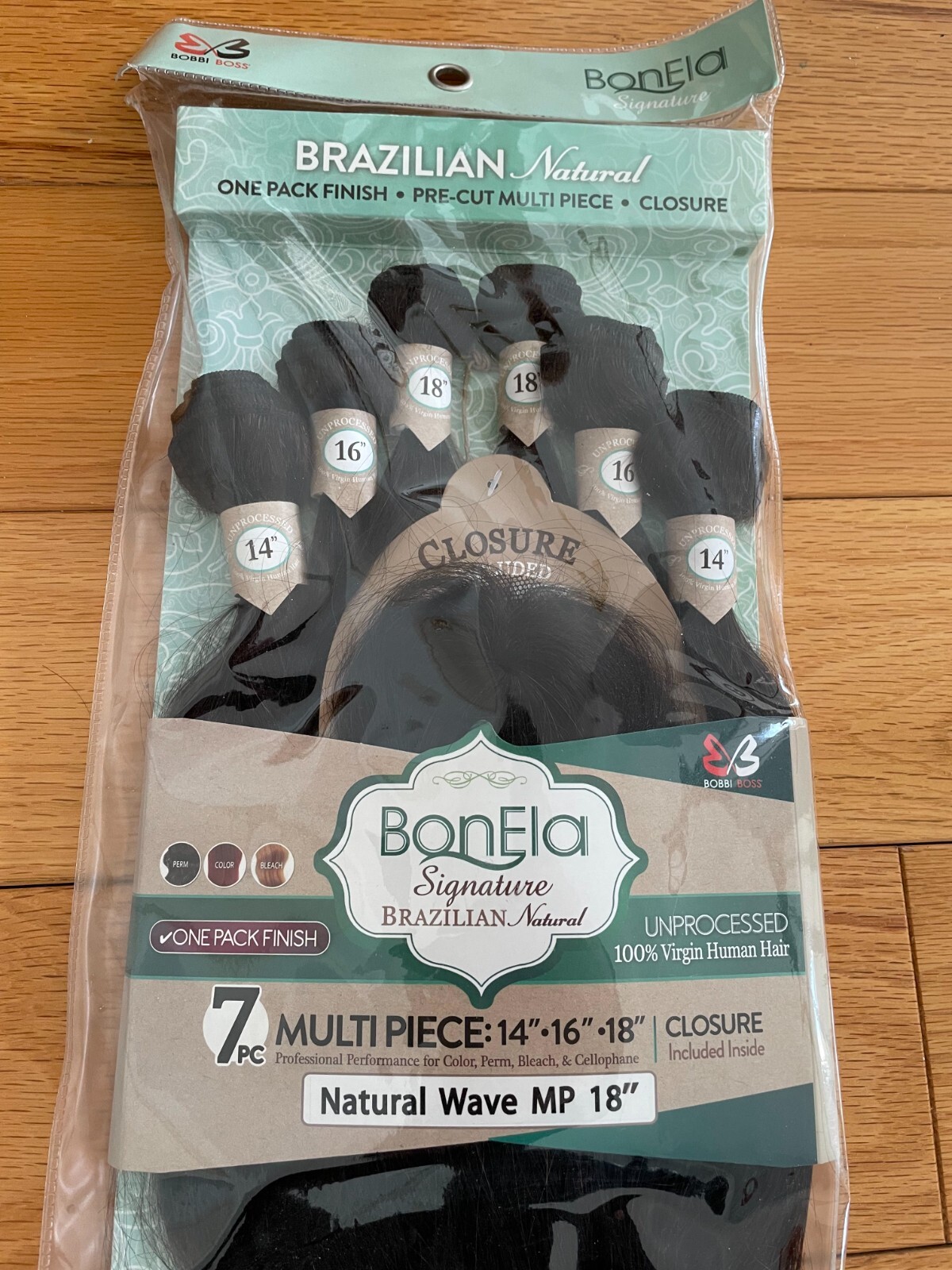 Bobbi Boss BonEla Signature Brazilian Natural Hair Multipiece 14″ 16″ 18″