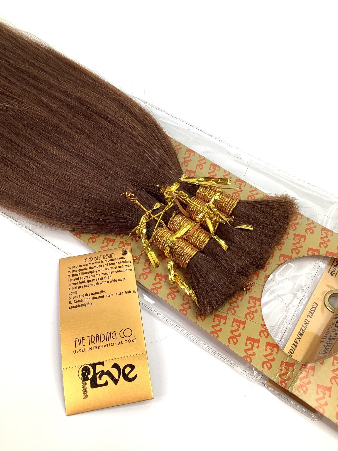 Eve 100% Human Hair Extensions Soft Micro Yaki Bulk 14″-16″ Color 30 Tangle Free