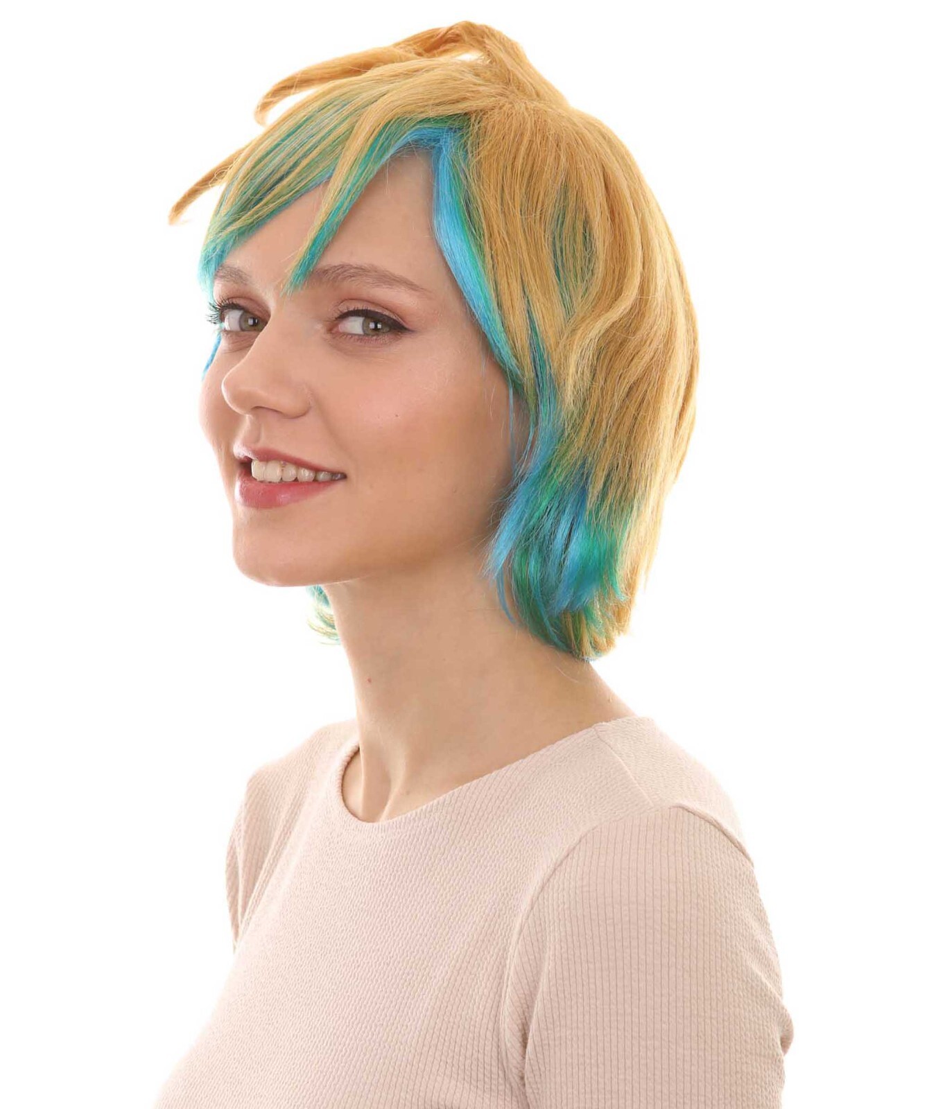 HPO Adult Women’s Legend Game Cosplay Wig.Flame-retardant Synthetic Fiber.