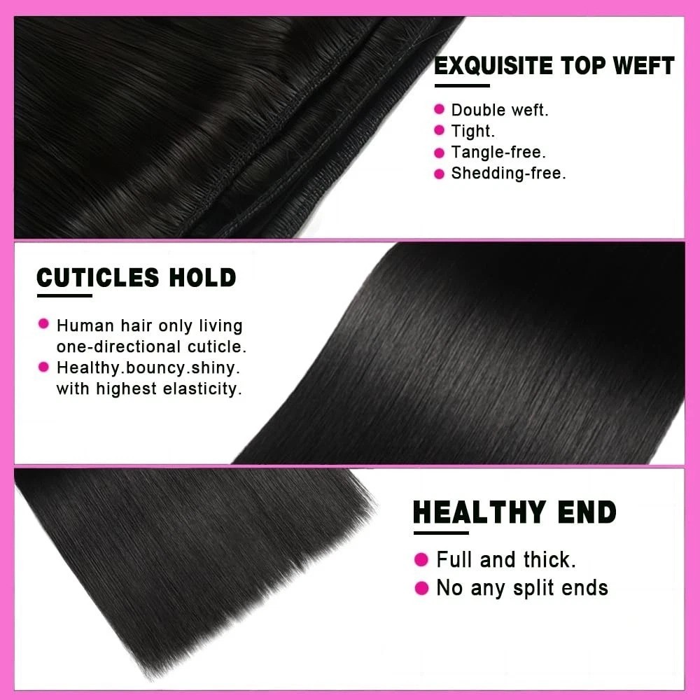Silky Soft 12A Unprocessed Brazilian Hair Bundles – Versatile Lengths 20-24 Inch