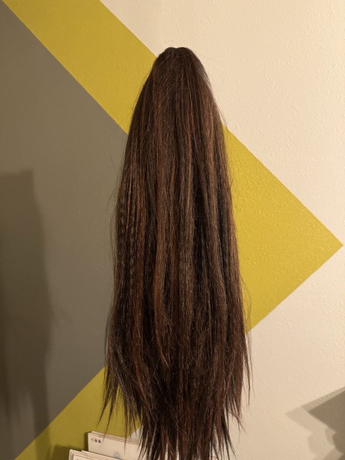 HIGH LIGHTED SYNTHETIC HEADBAND WIG FOR HALLOWEEN OR WHENEVER NATURAL TEXTURE