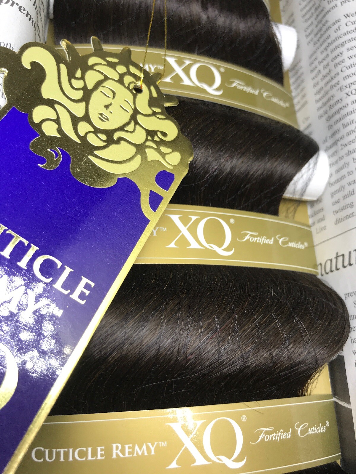 XQ CUTICLE REMY_YAKY 100% HUMAN HAIR WEAVE_Sensuous_Wave_16″_#2