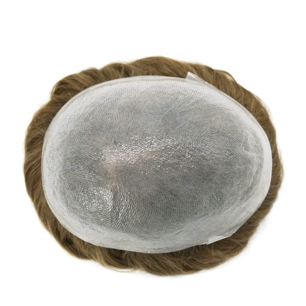 Ultra Thin Skin ToupeeMens Hair Replacement All Colors Hairpieces PU System Wig
